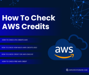 How to Check AWS Credits